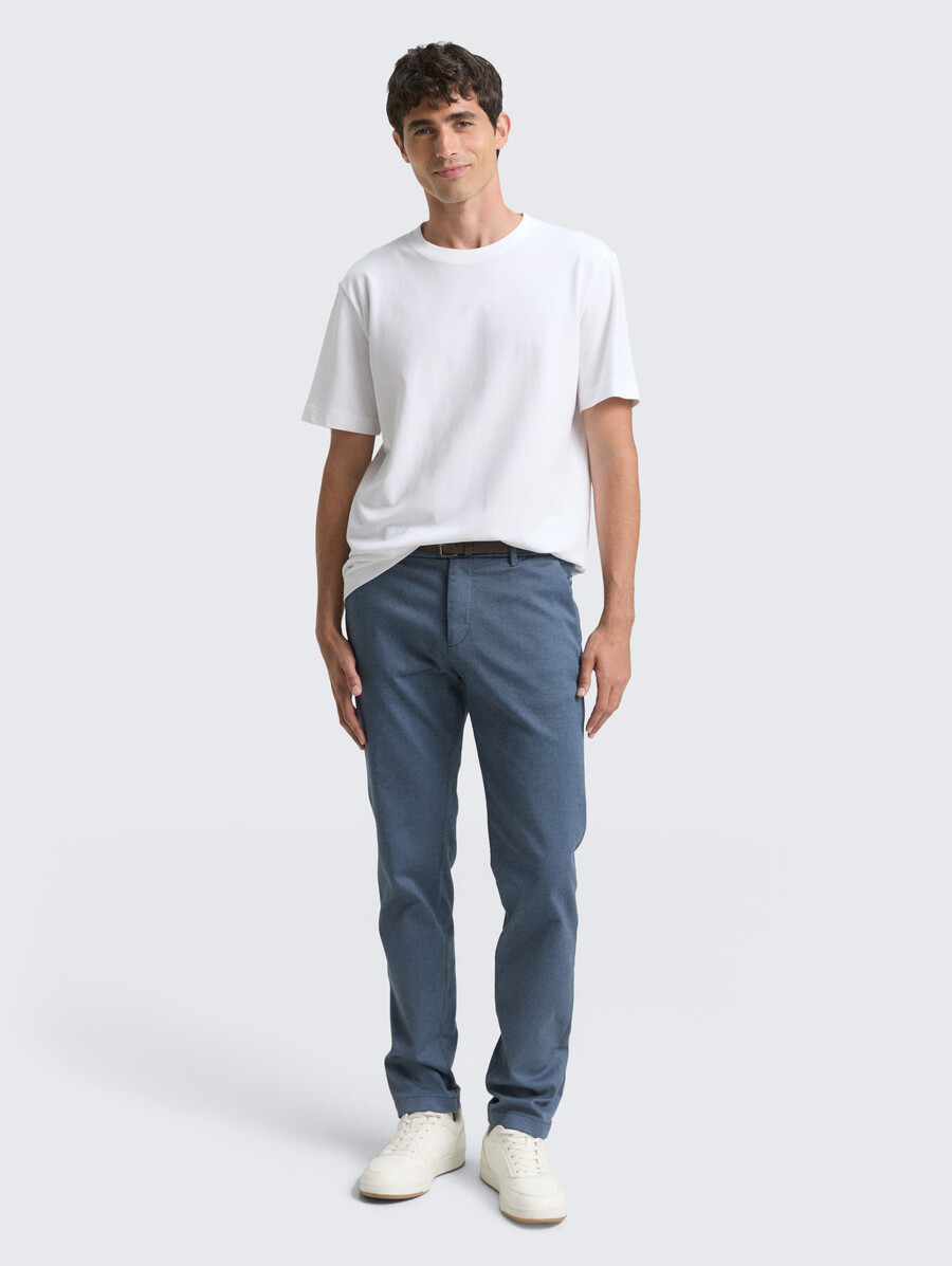 pantalon chino slim tttravis avec ceinture