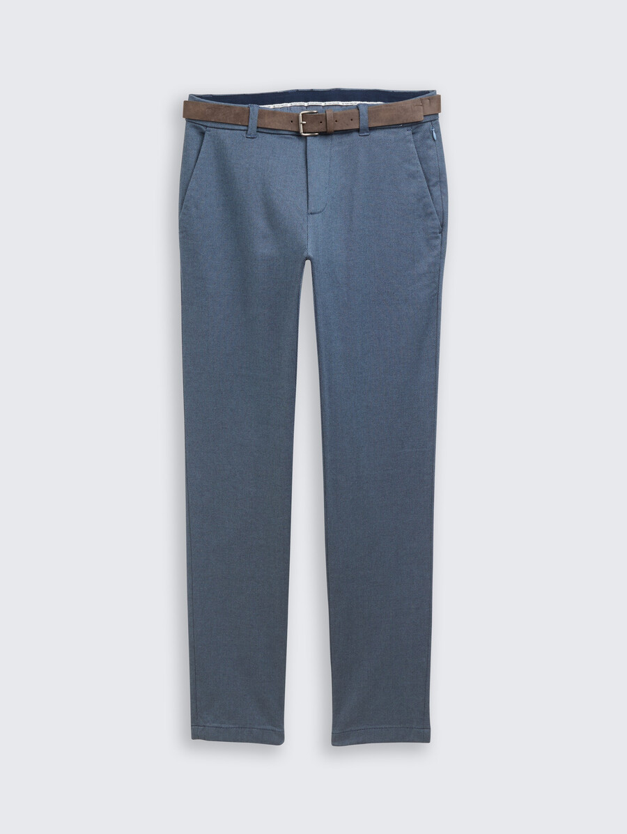 pantalon chino slim tttravis avec ceinture