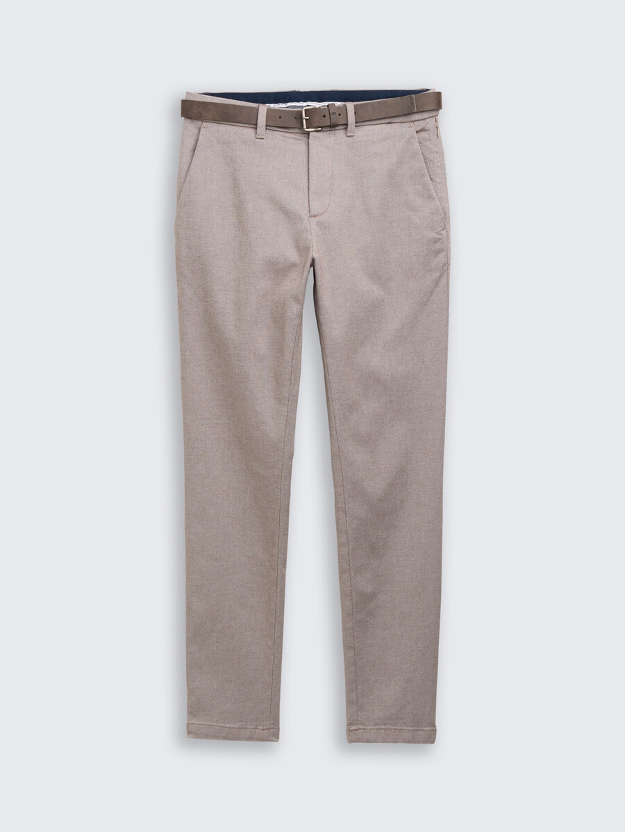 pantalon chino slim tttravis avec ceinture