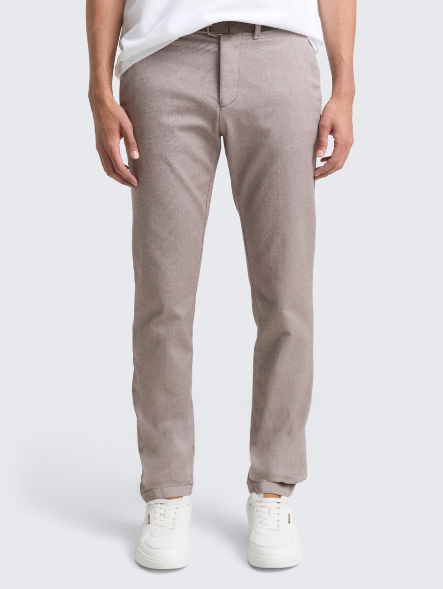 pantalon chino slim tttravis avec ceinture