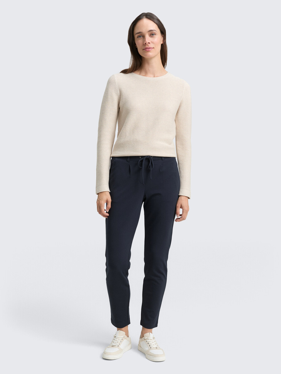 pantalon en matière décontractée