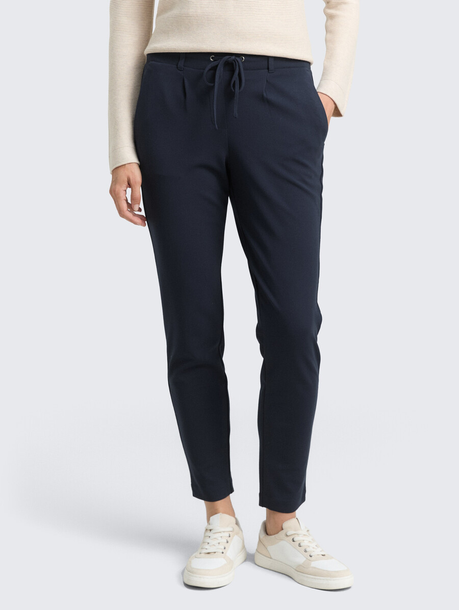 pantalon en matière décontractée