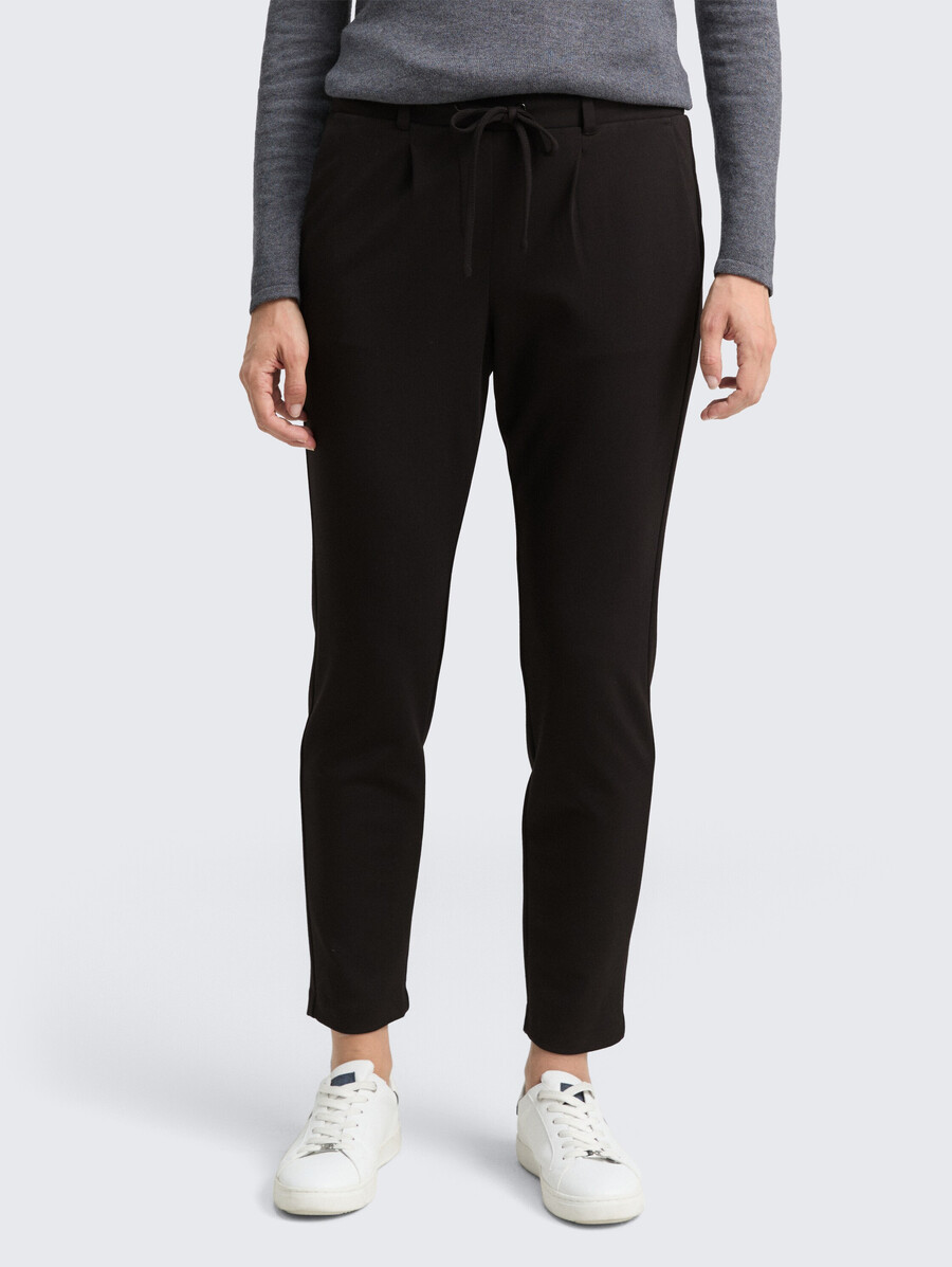 pantalon en matière décontractée
