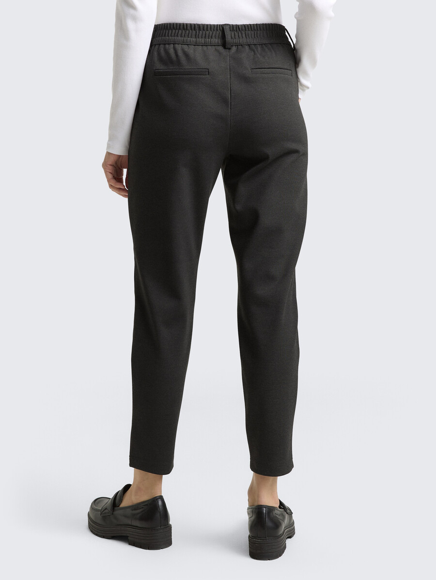 pantalon coupe décontractée avec taille élastique