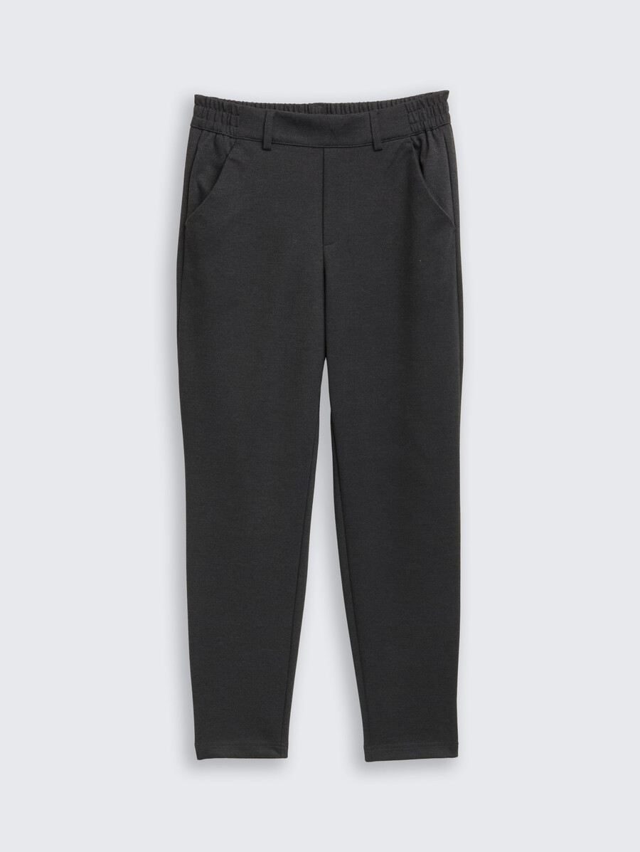 pantalon coupe décontractée avec taille élastique