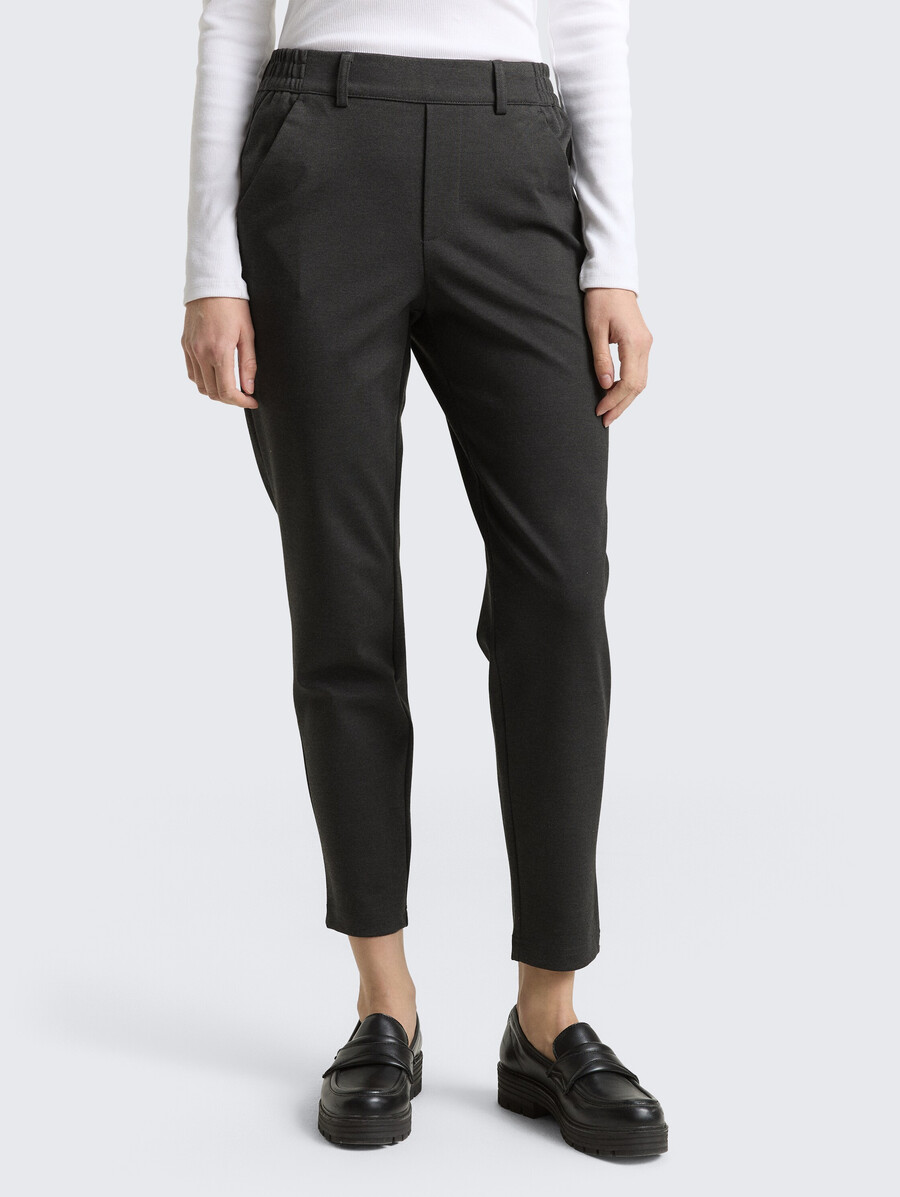 pantalon coupe décontractée avec taille élastique