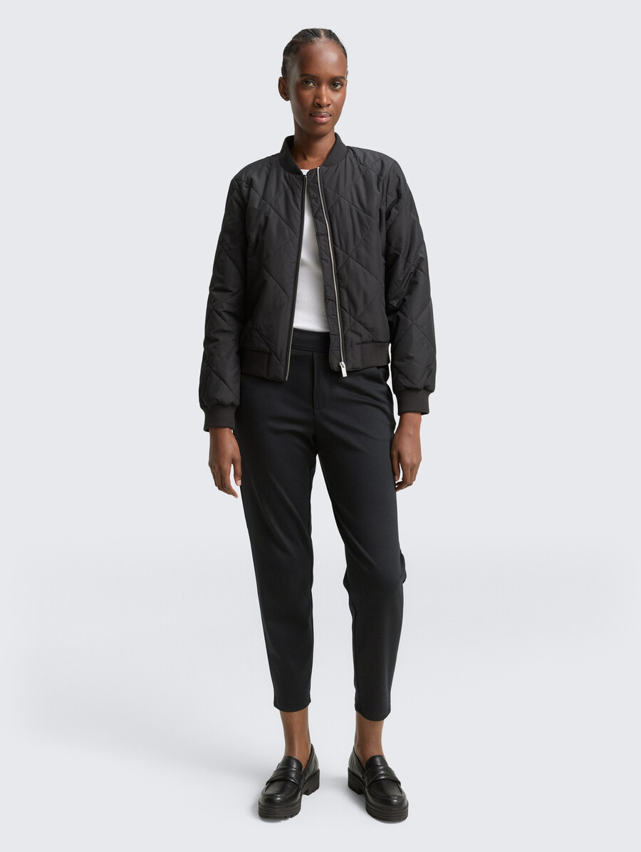 pantalon coupe décontractée avec taille élastique