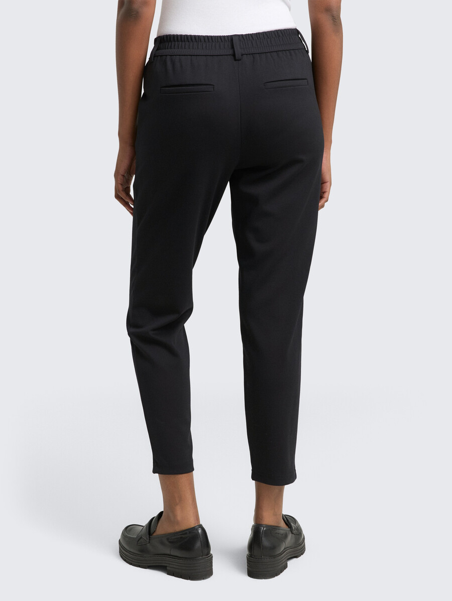 pantalon coupe décontractée avec taille élastique