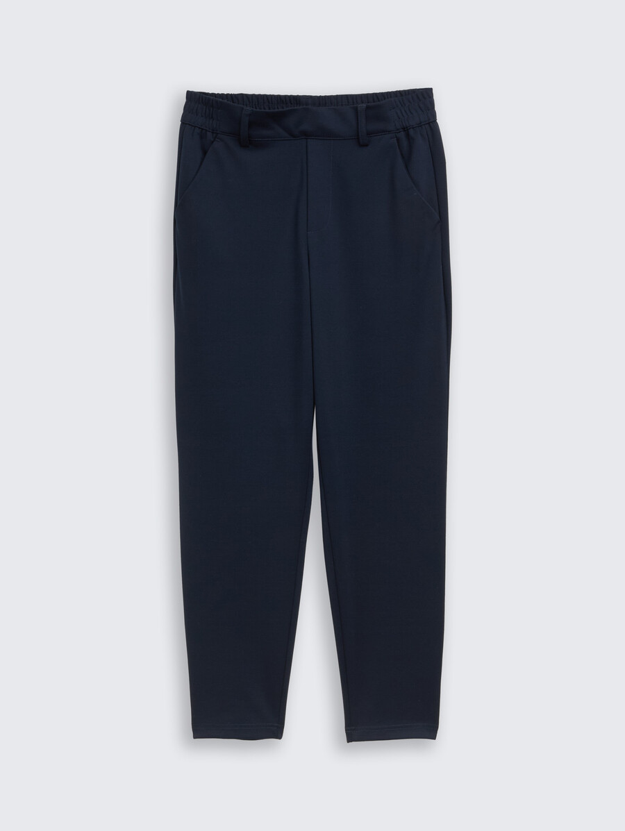 pantalon coupe décontractée avec taille élastique