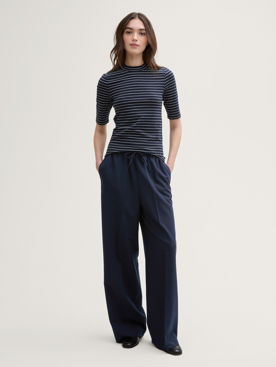 pantalon à jambes larges
