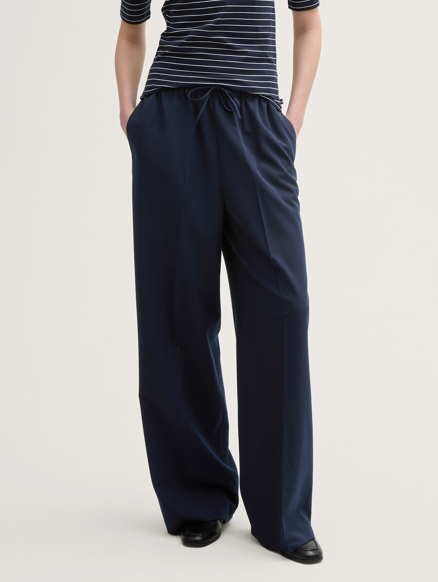 pantalon à jambes larges