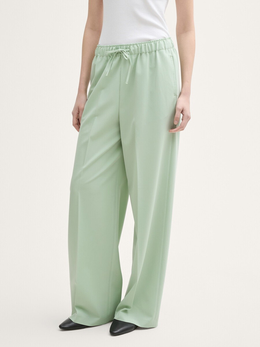 pantalon à jambes larges