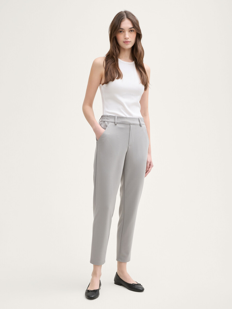 pantalon coupe décontractée avec taille élastique