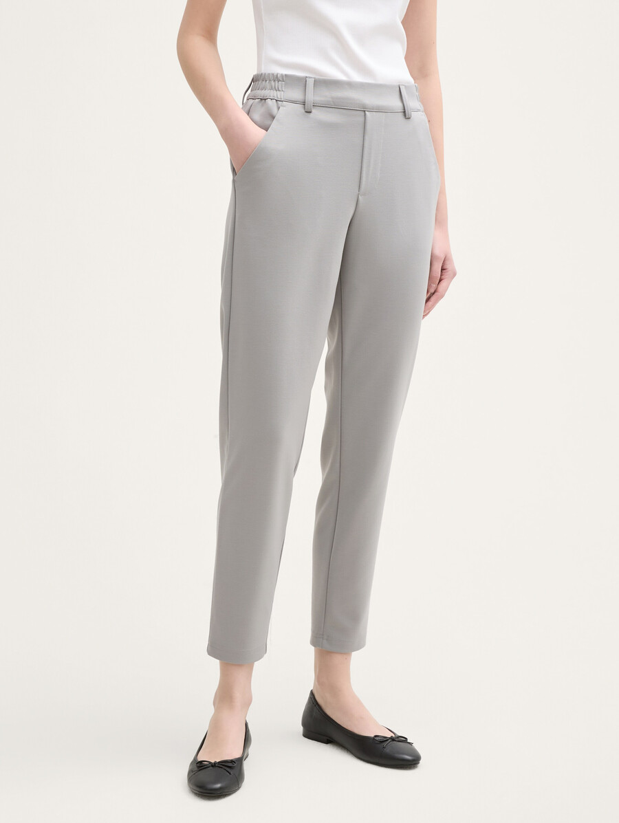 pantalon coupe décontractée avec taille élastique