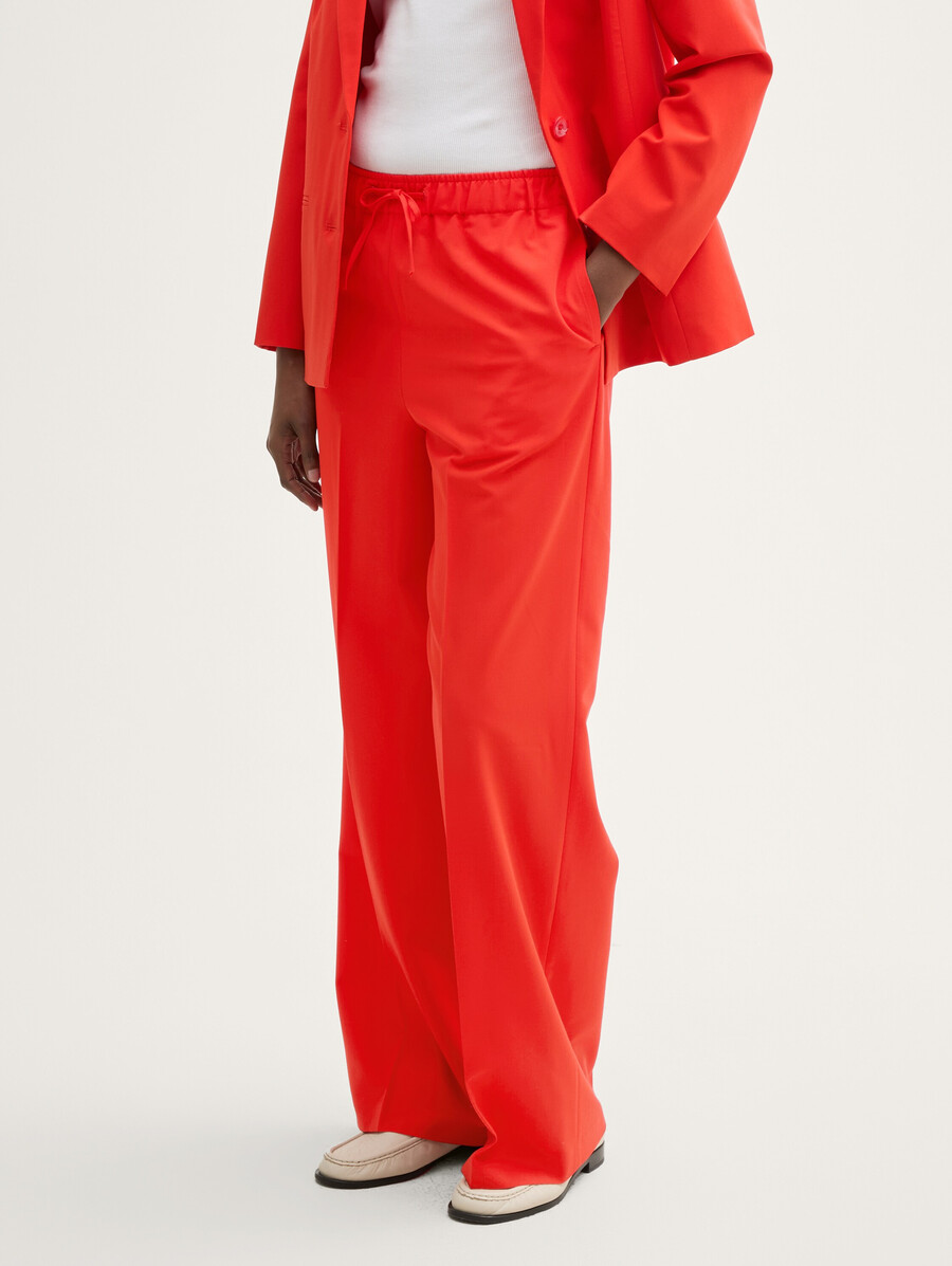 pantalon à jambes larges