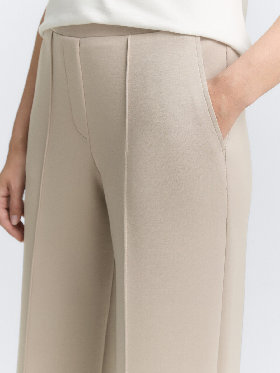 pantalon de plongée ample et droit