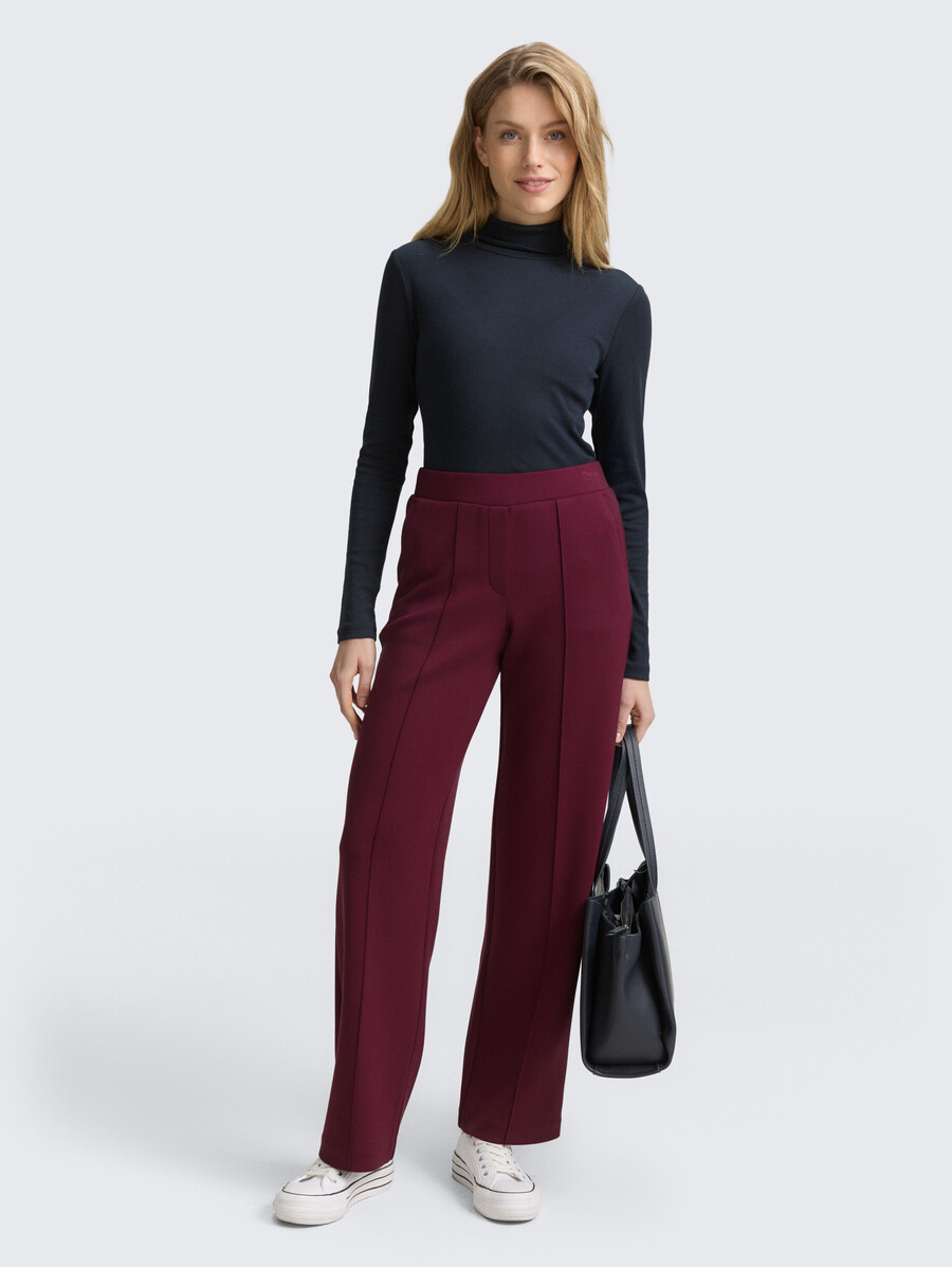 pantalon de plongée ample et droit