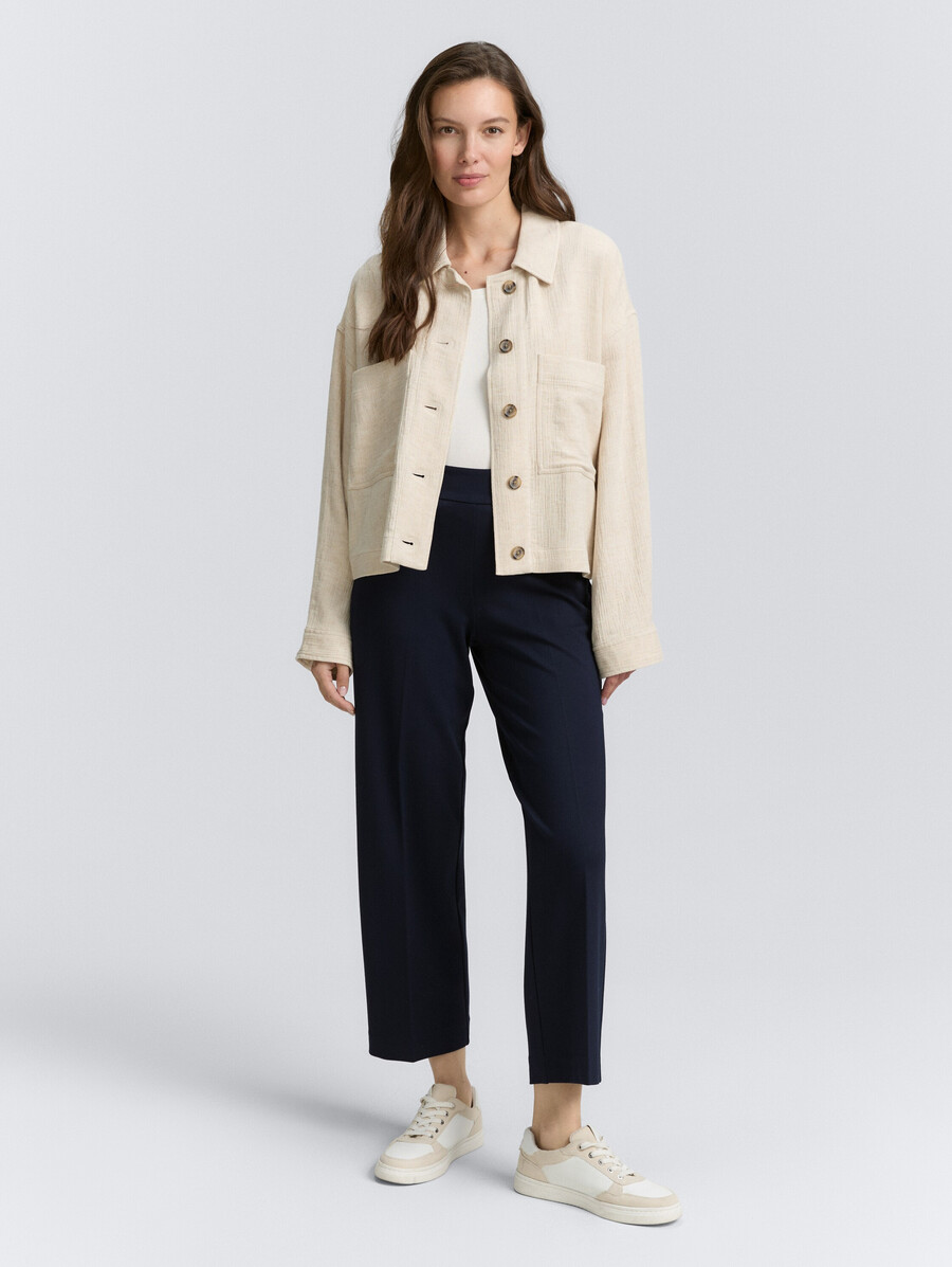 pantalon droit court ttmia