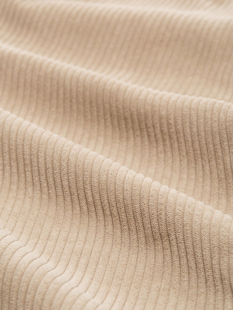 pantalon en velours côtelé avec cordon de serrage
