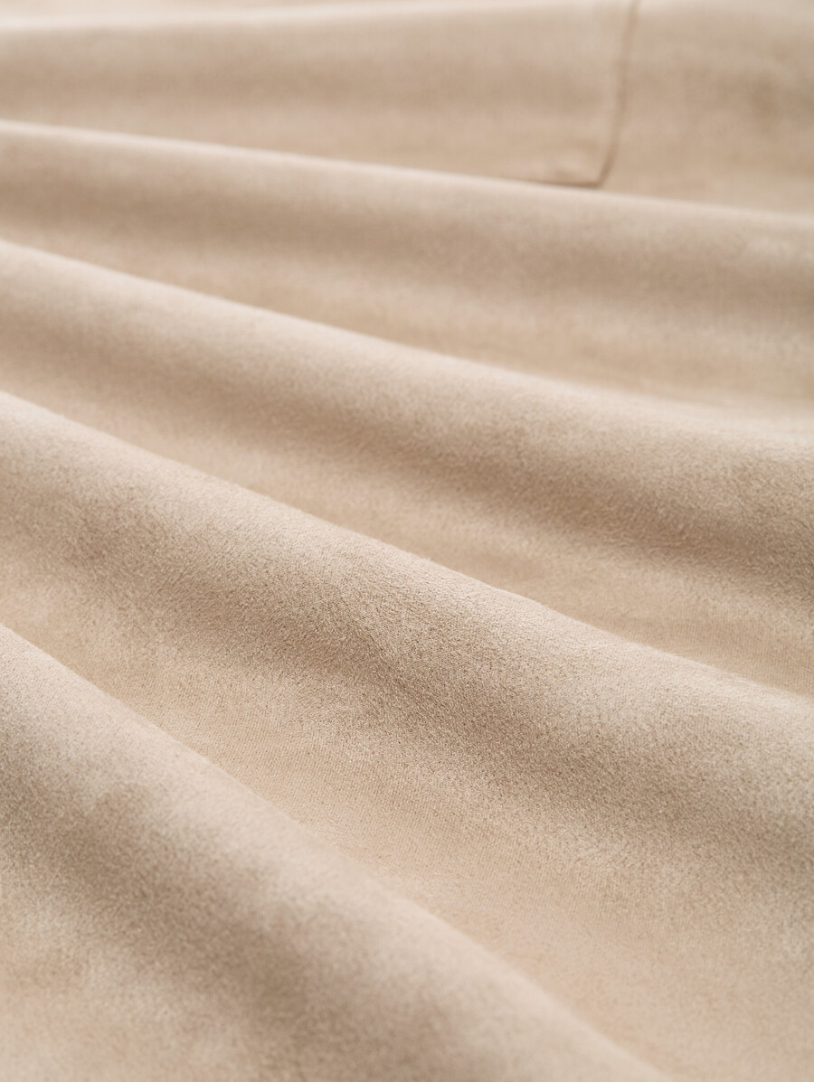 pantalon ample effet daim