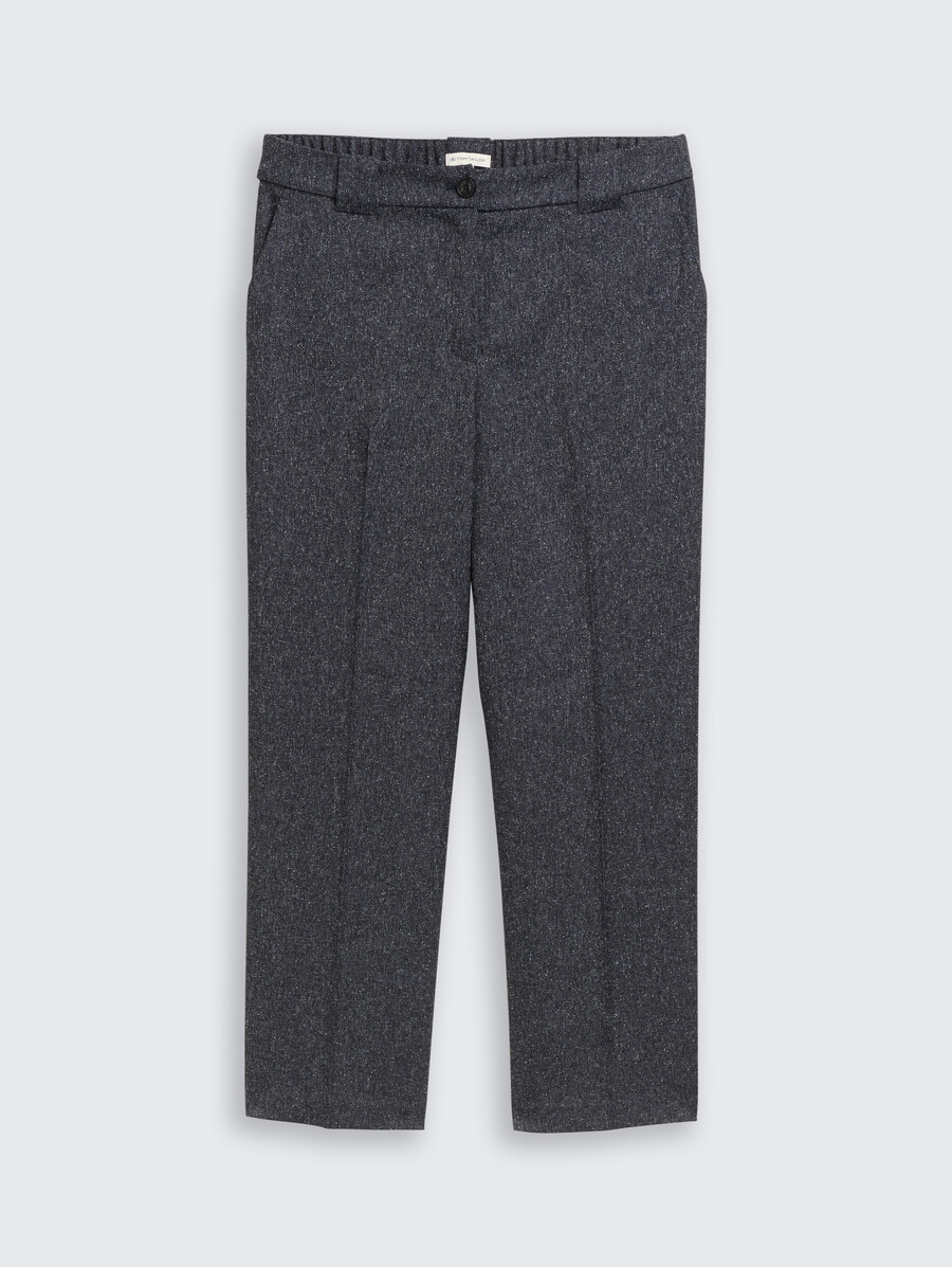 pantalon droit ttmia à laspect chiné