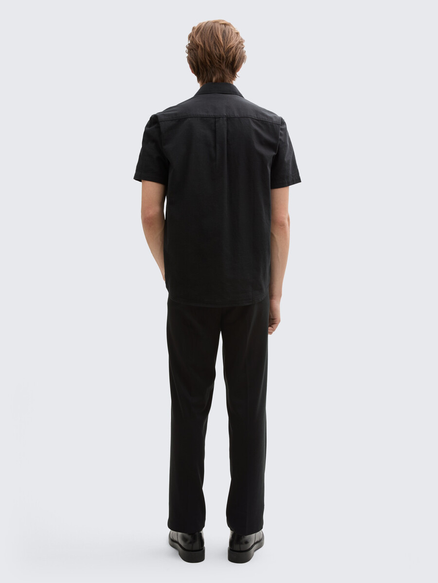 pantalon en piqué ample