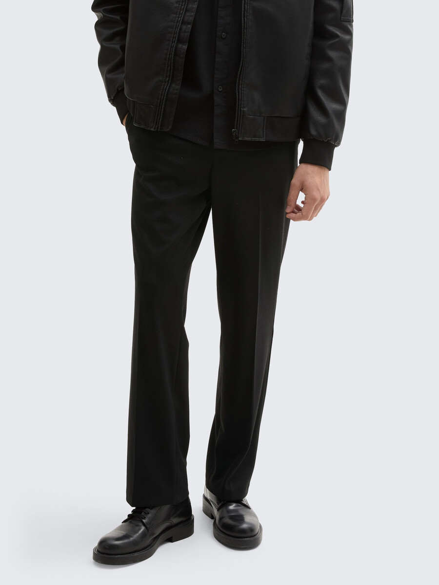pantalon en piqué ample