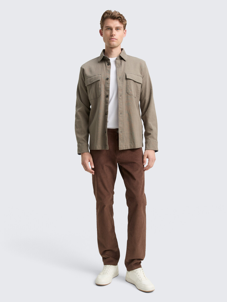 pantalon en velours côtelé droit ttmarvin