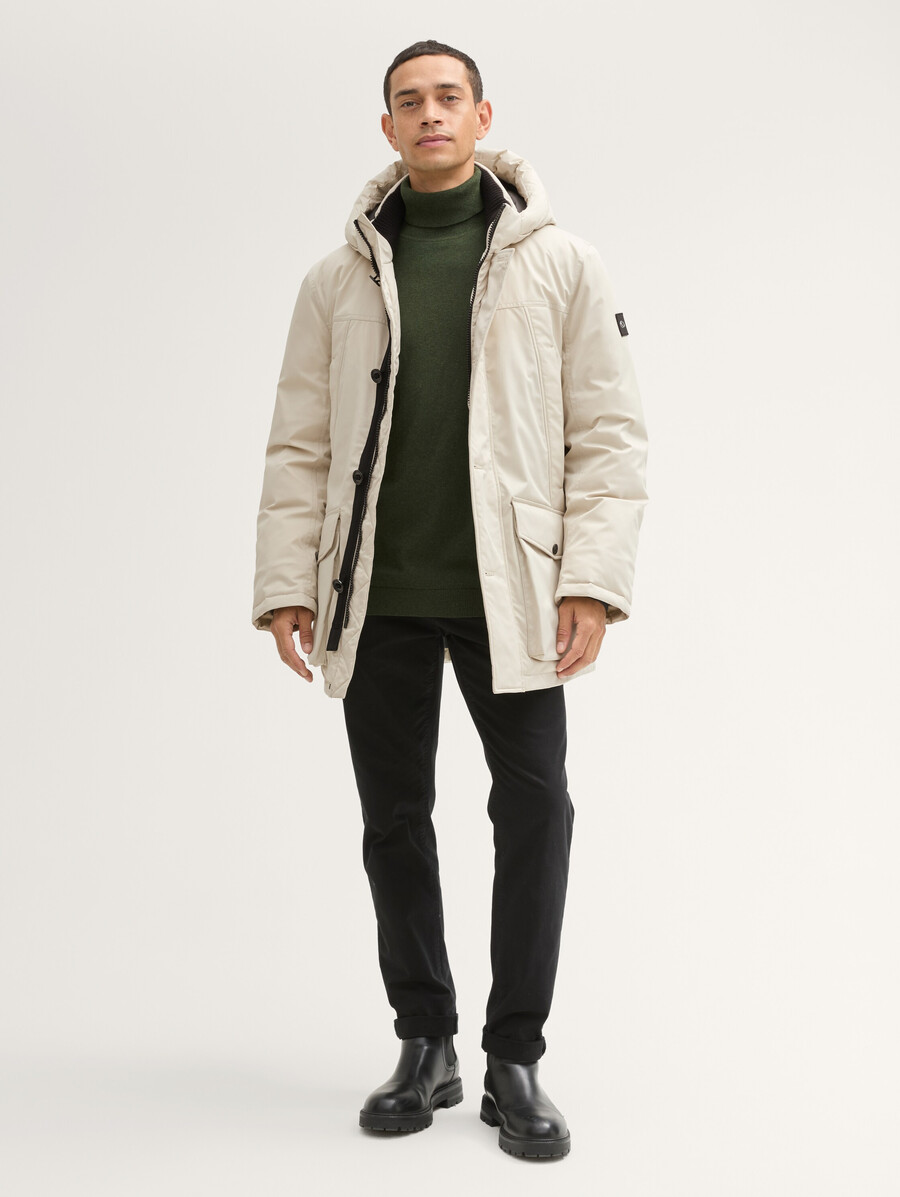 parka arctique avec capuche amovible