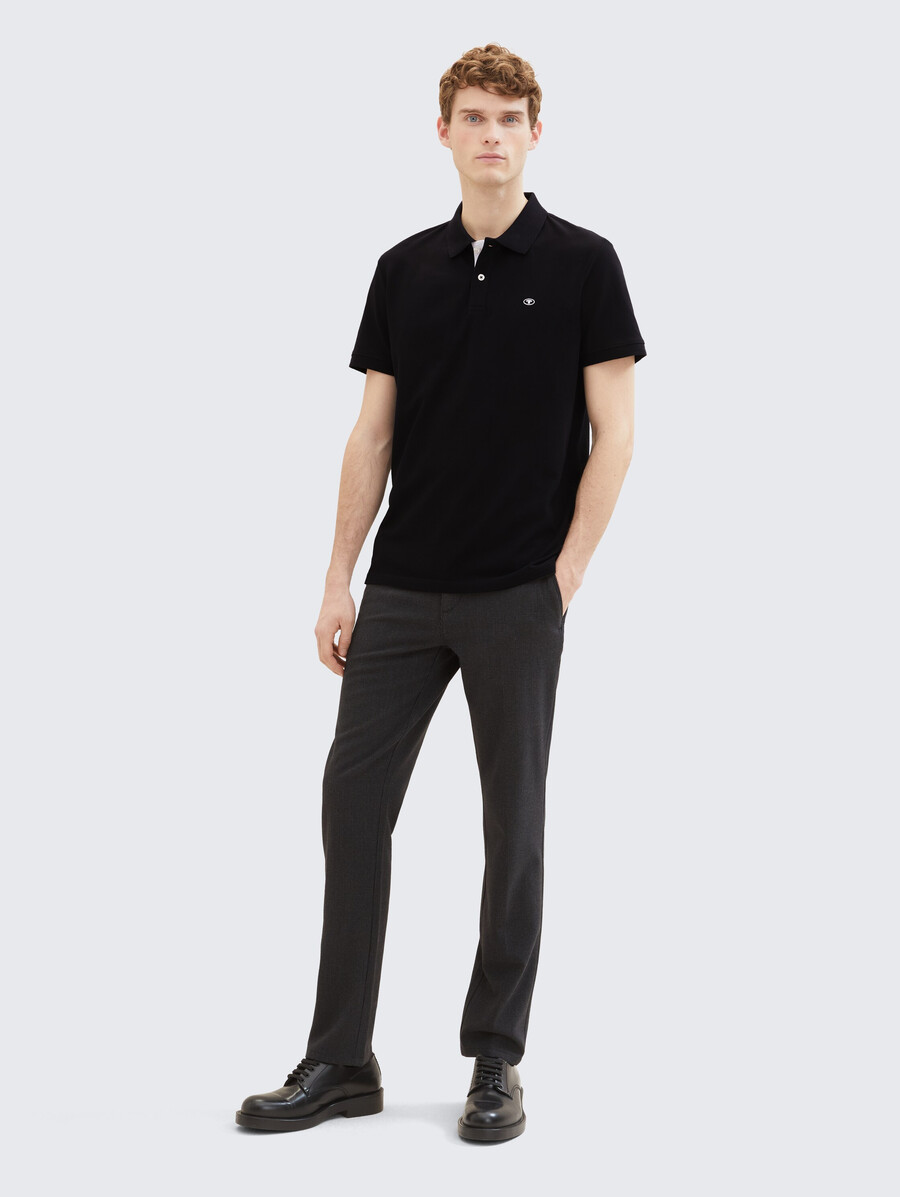 polo en piqué de coton