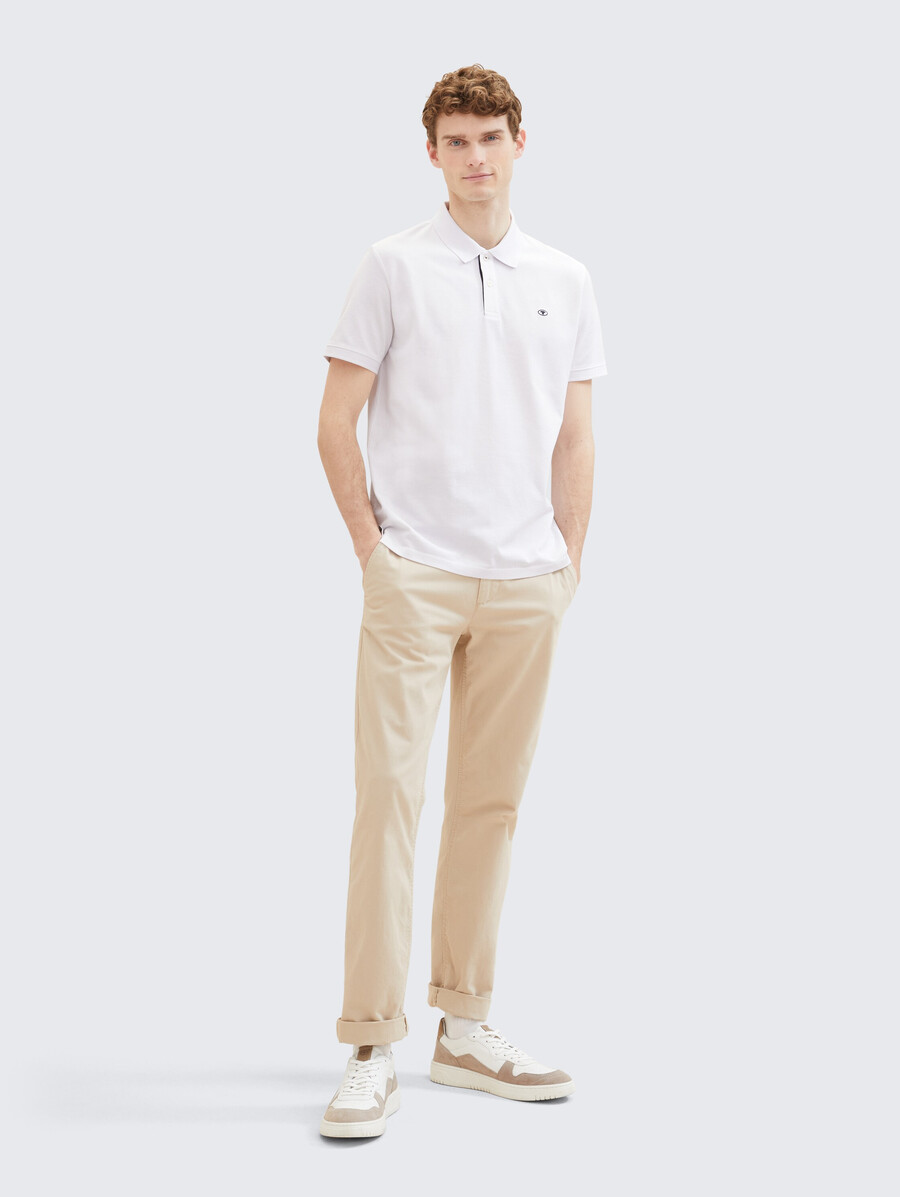 polo en piqué de coton