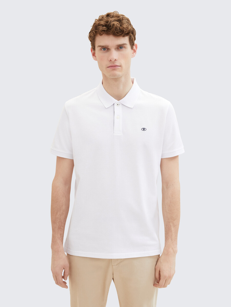 polo en piqué de coton