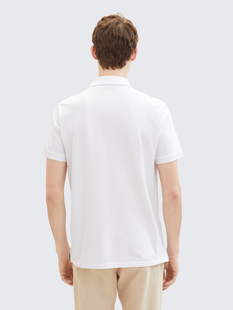 polo en piqué de coton