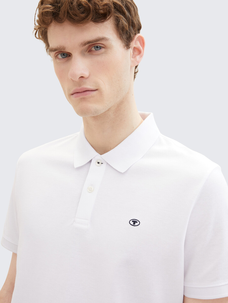 polo en piqué de coton