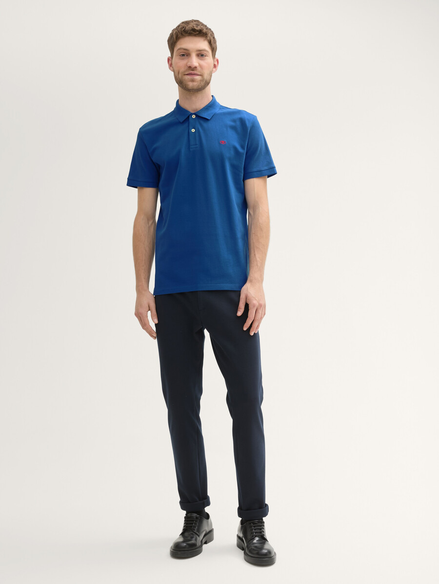 polo en piqué de coton