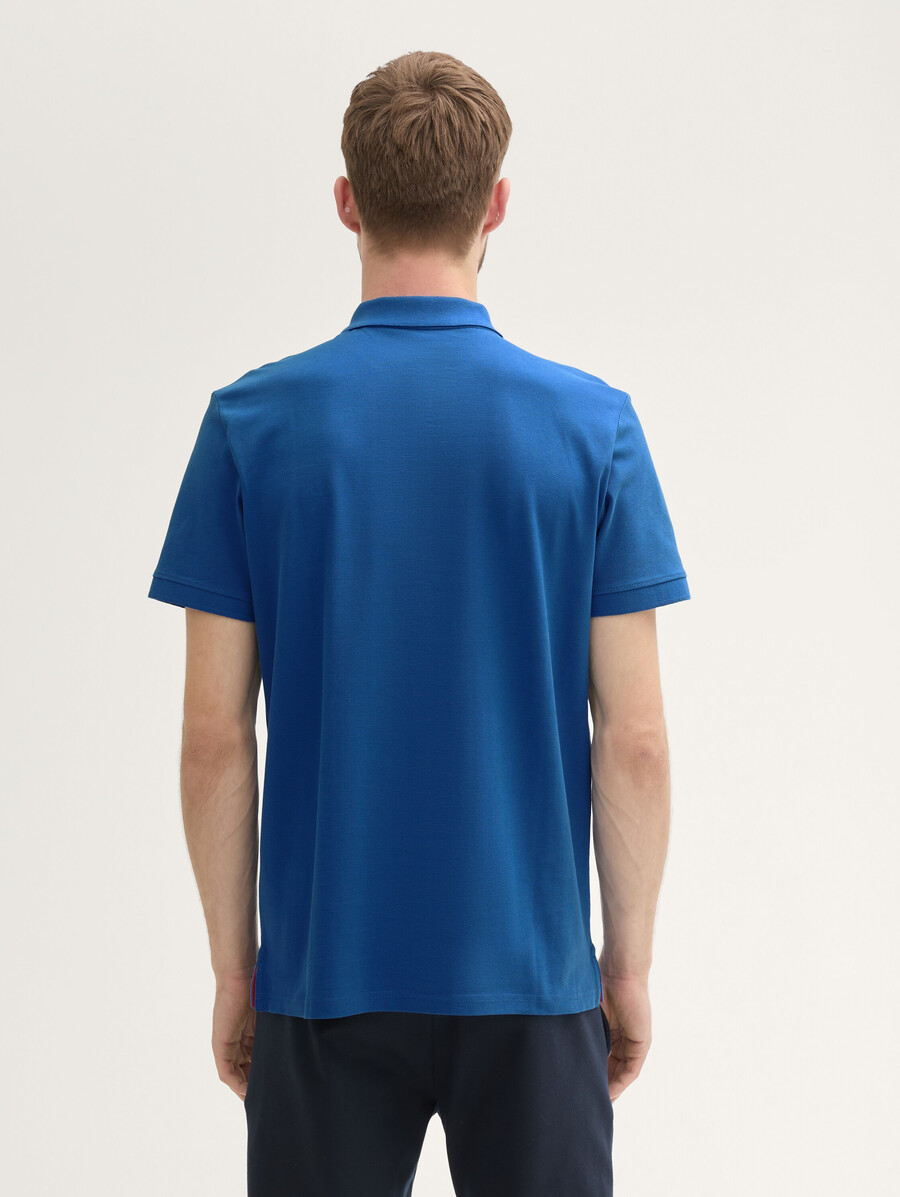 polo en piqué de coton