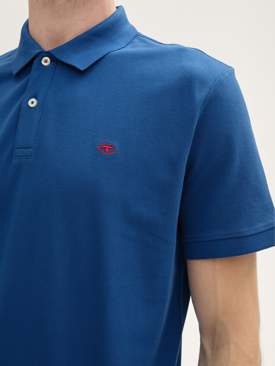 polo en piqué de coton
