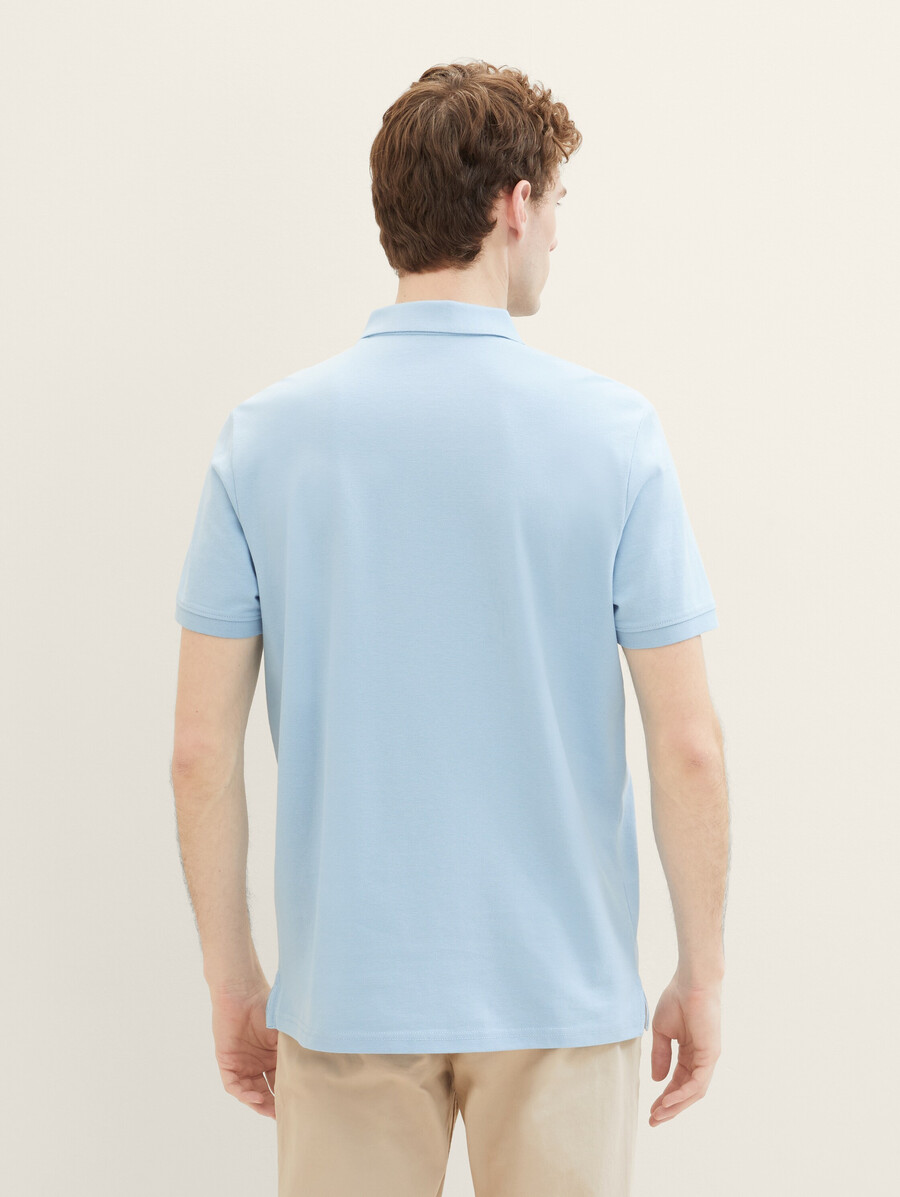 polo en piqué avec logo brodé