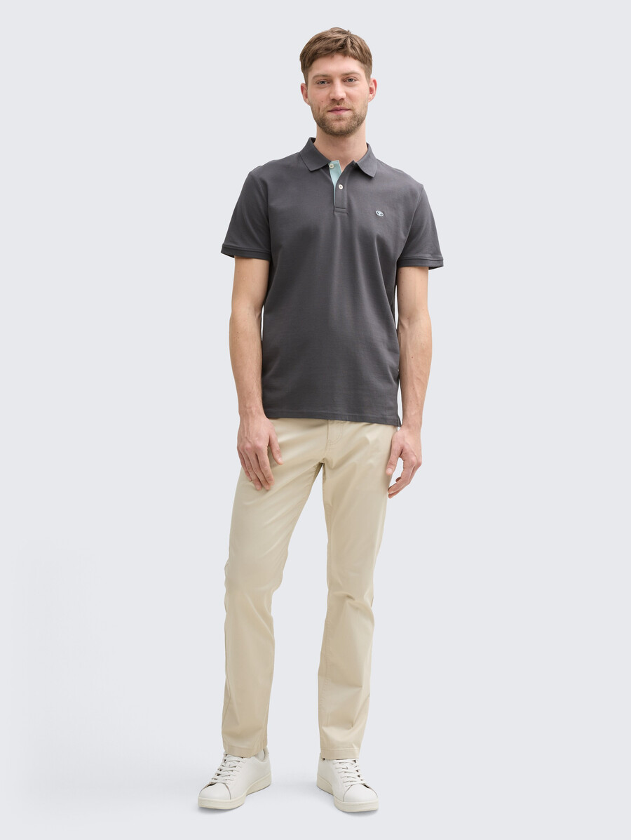 polo en piqué de coton