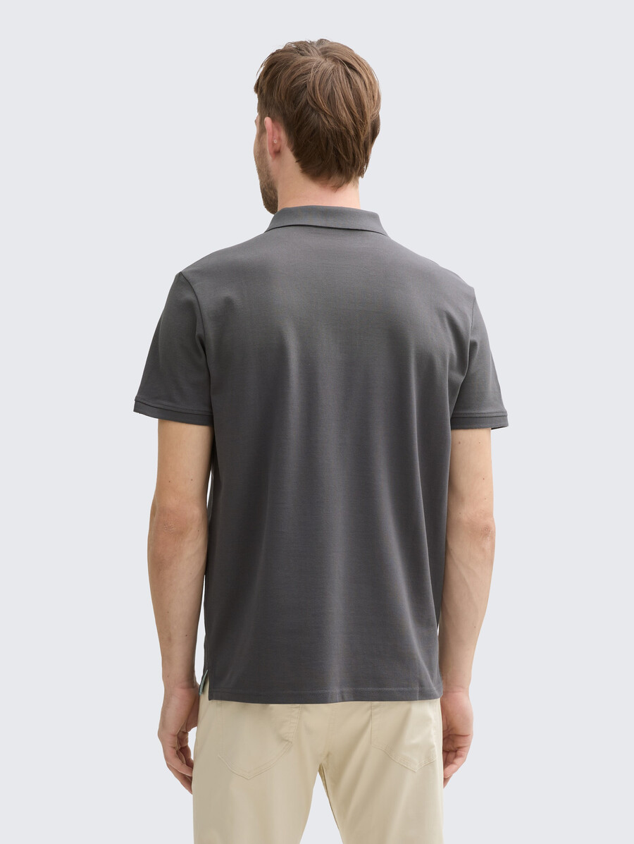 polo en piqué de coton