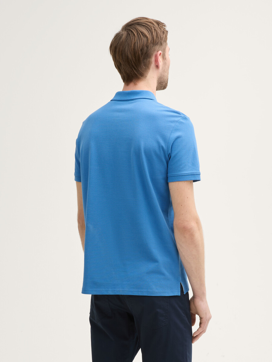 polo en piqué avec logo brodé