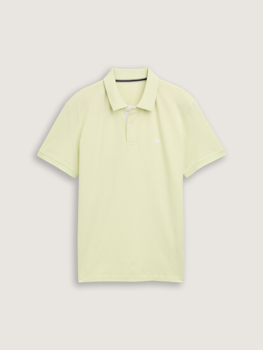 polo en piqué avec logo brodé