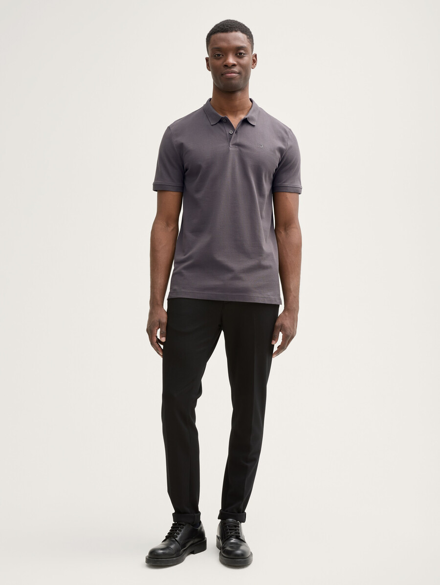 polo en piqué de coton