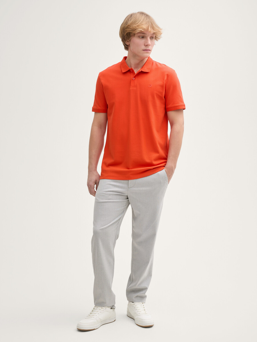 polo en piqué de coton