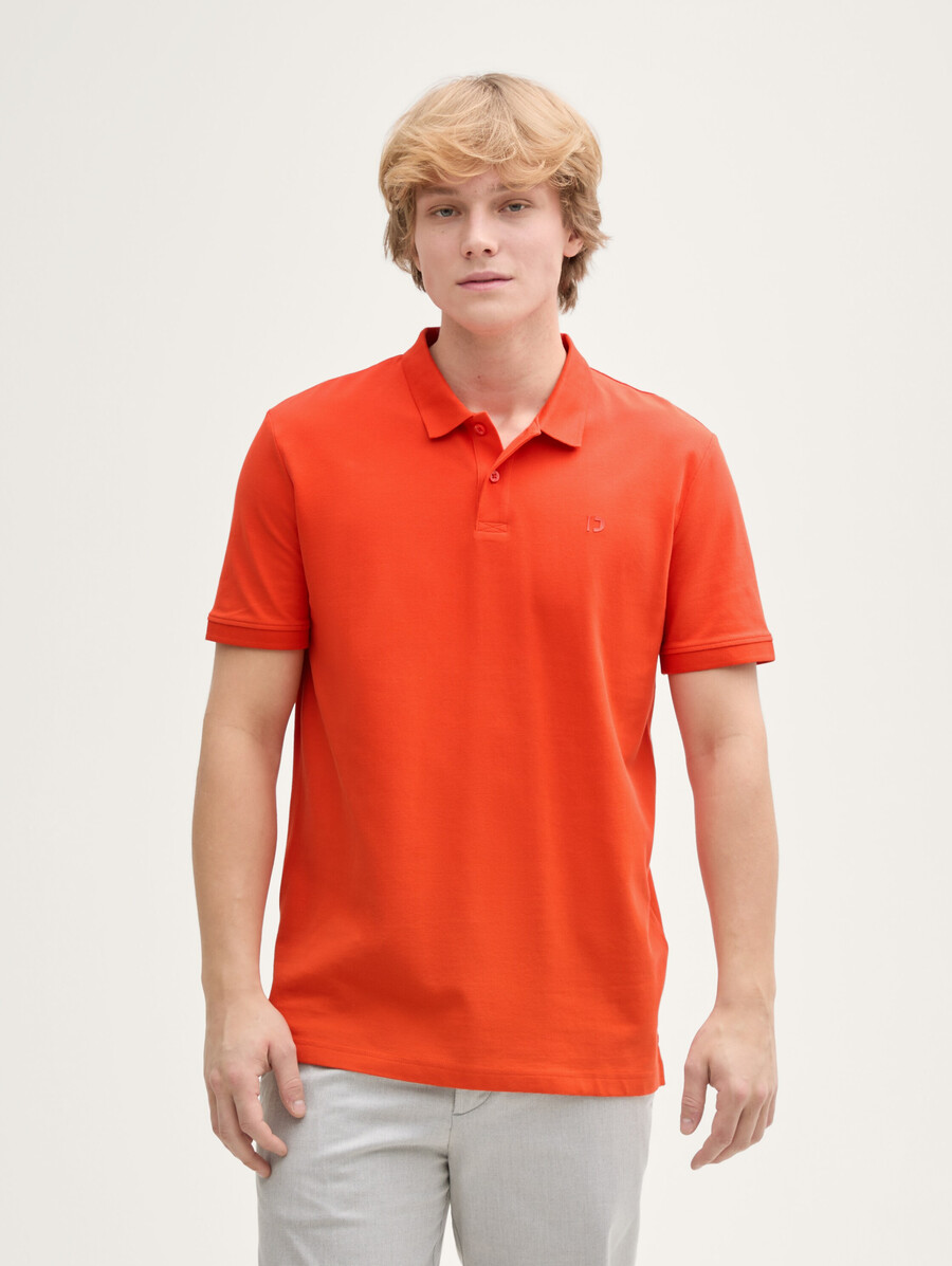 polo en piqué de coton