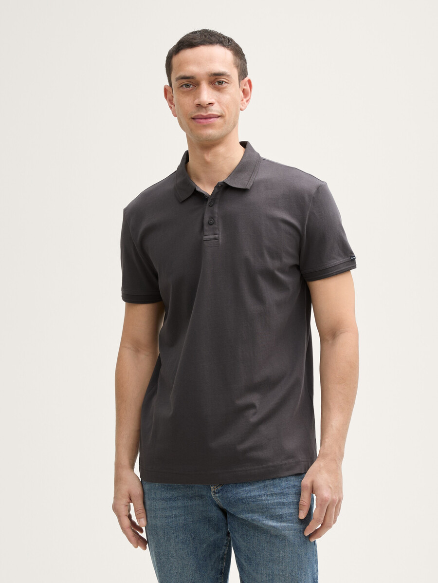 polo basique en jersey