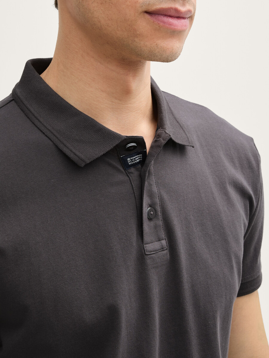polo basique en jersey