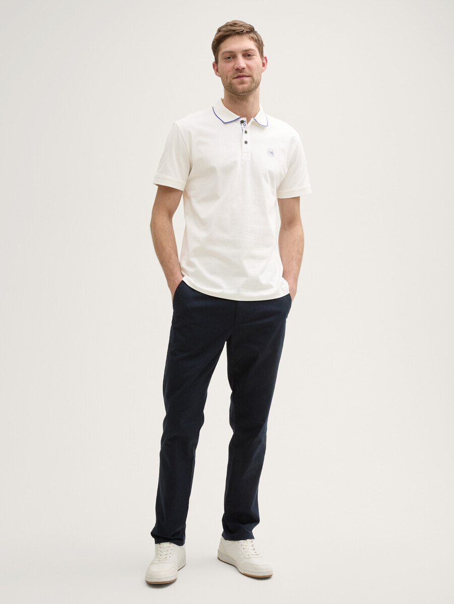 polo piqué imprimé