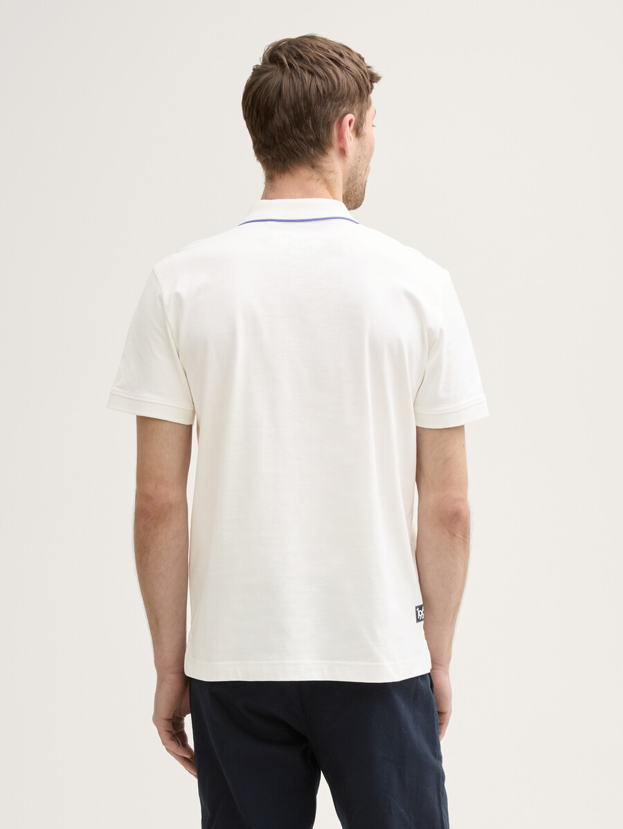 polo piqué imprimé