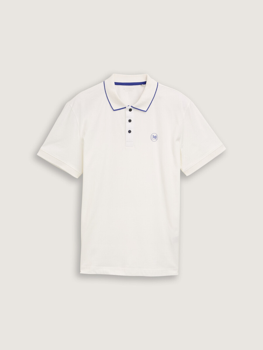 polo piqué imprimé